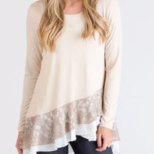 Cream Lace Tunic